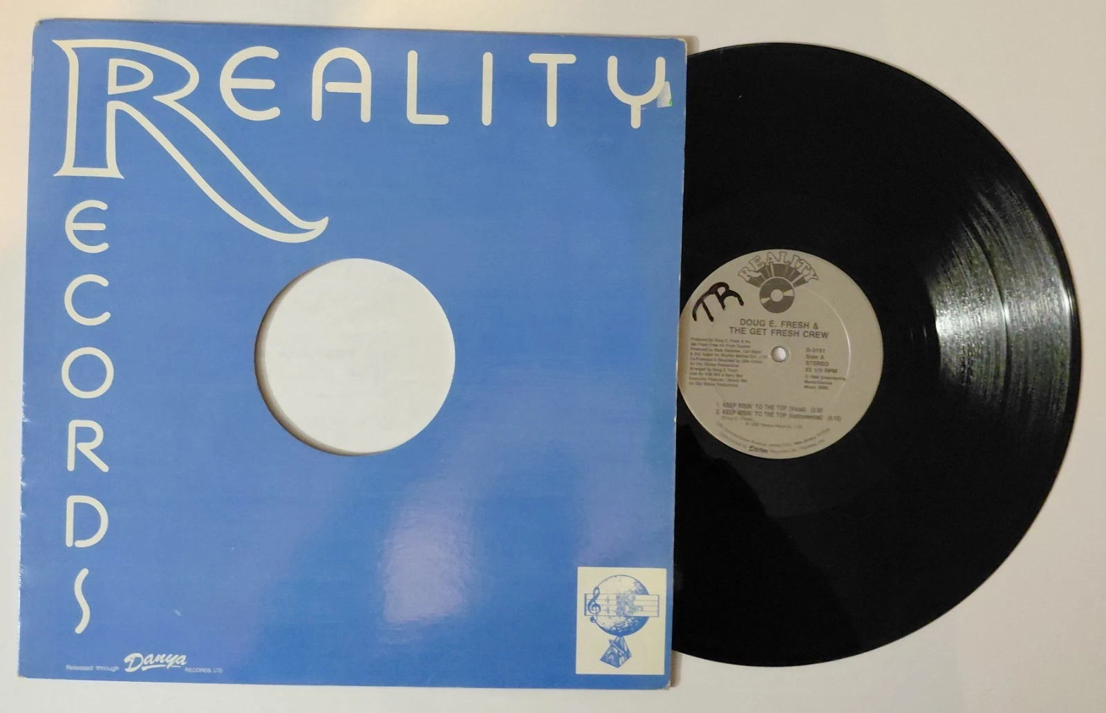 DOUG E. FRESH 12" VINYL RECORD - KEEP RISIN TO THE TOP / GUESS WHO? - REALITY 1988 - Image 3