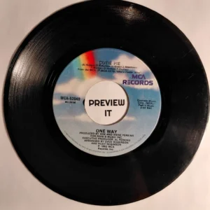 ONE WAY - 45 RPM 7" VINYL RECORD - CUTIE PIE / GIVE ME ONE MORE CHANCE - MCA 1982